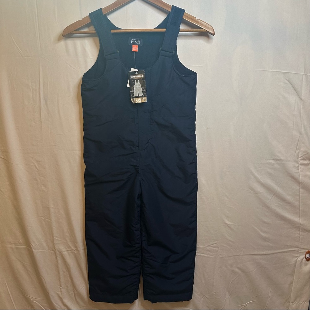 The Children's Place Dark Blue Snow Overalls